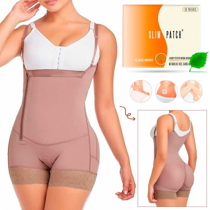 Cinta Redutora e Modeladora + Adesivo Slim Patch para Emagrecimento