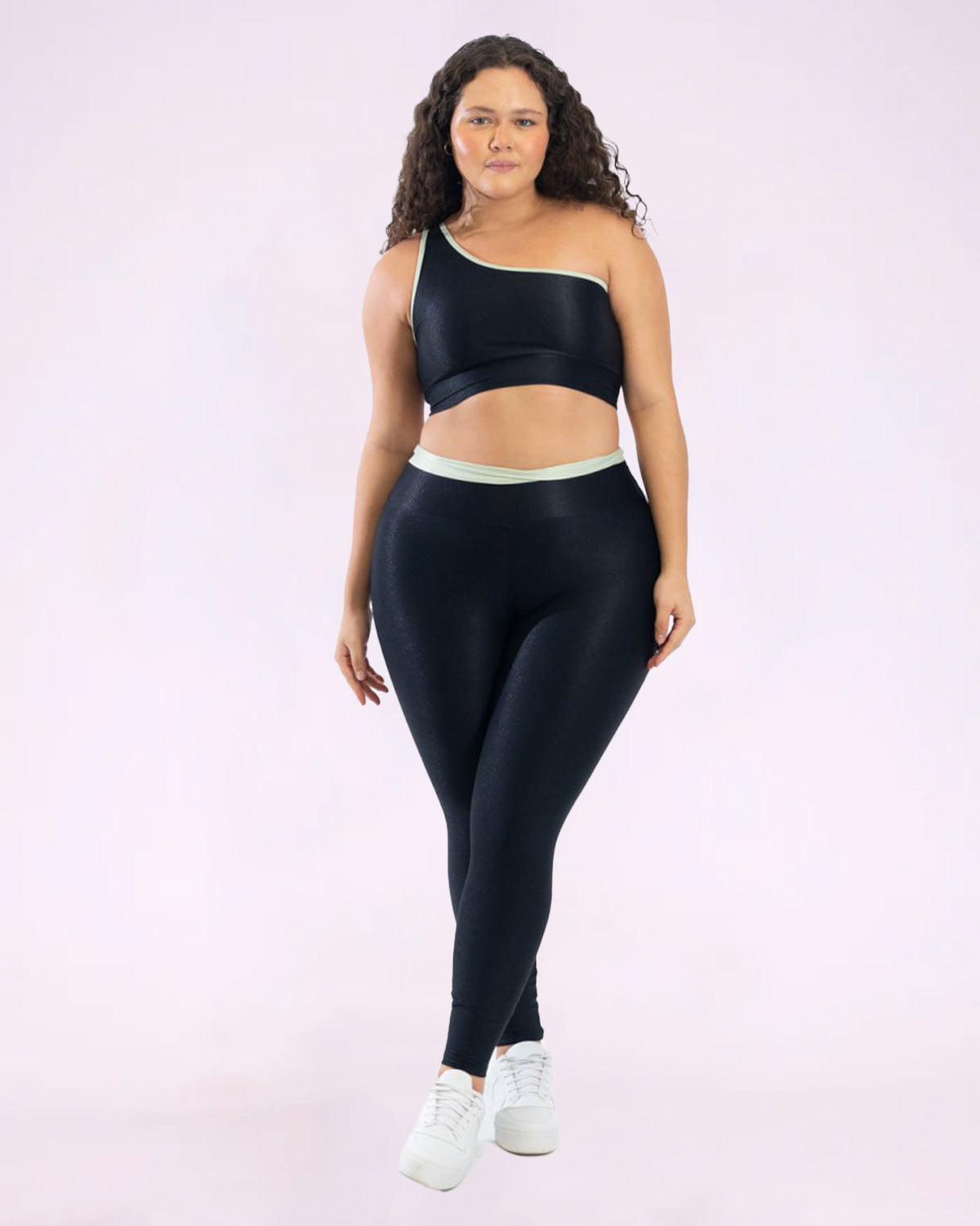 Conjunto Fitness Curve Plus Size Bicolor