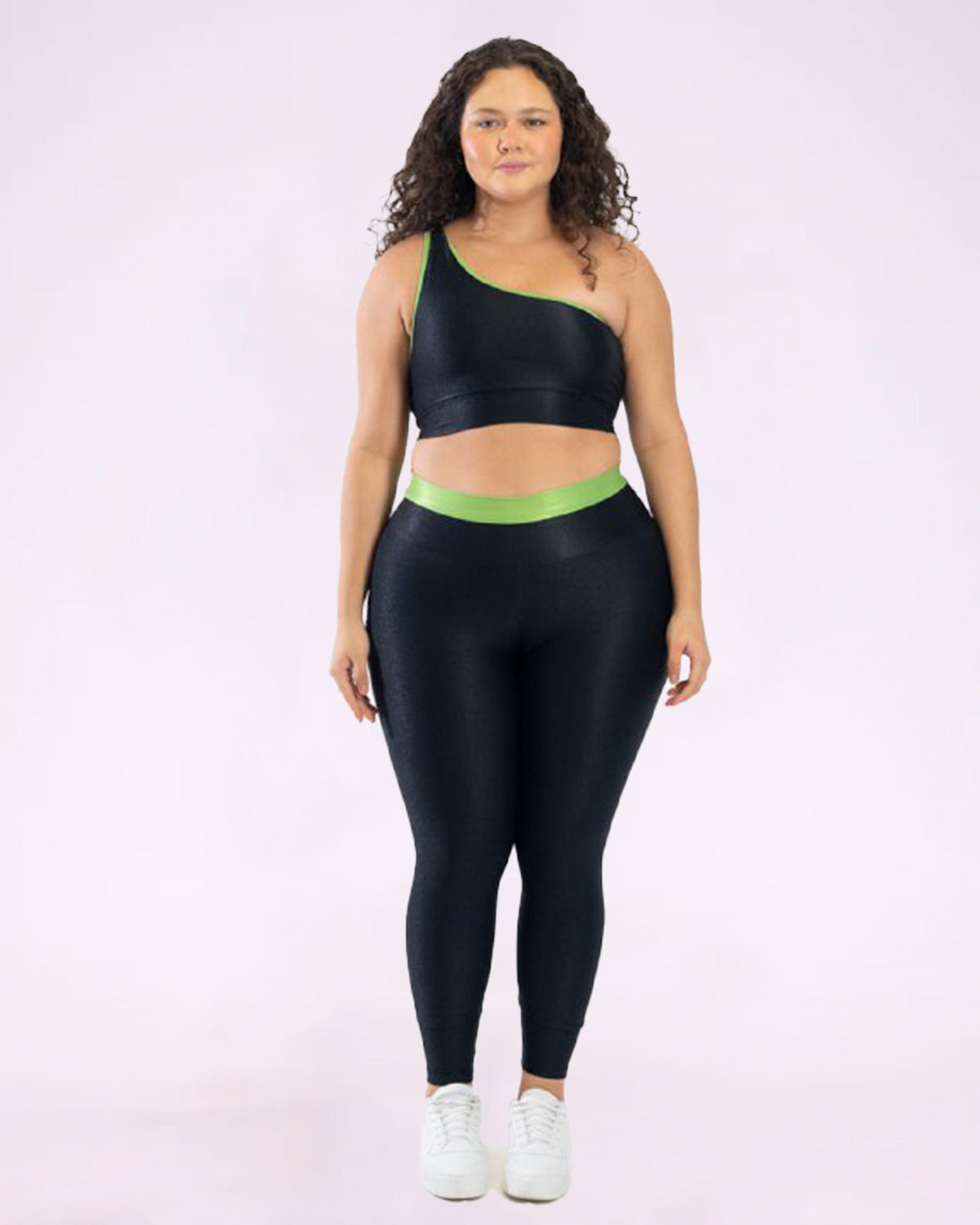 Conjunto Fitness Curve Plus Size Bicolor