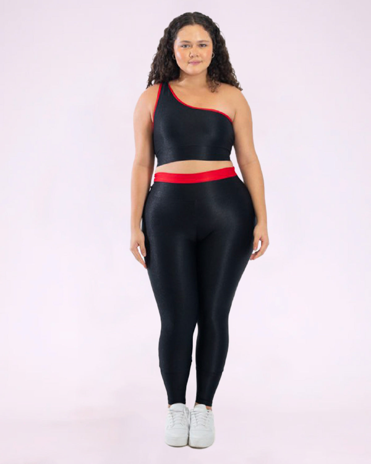 Conjunto Fitness Curve Plus Size Bicolor